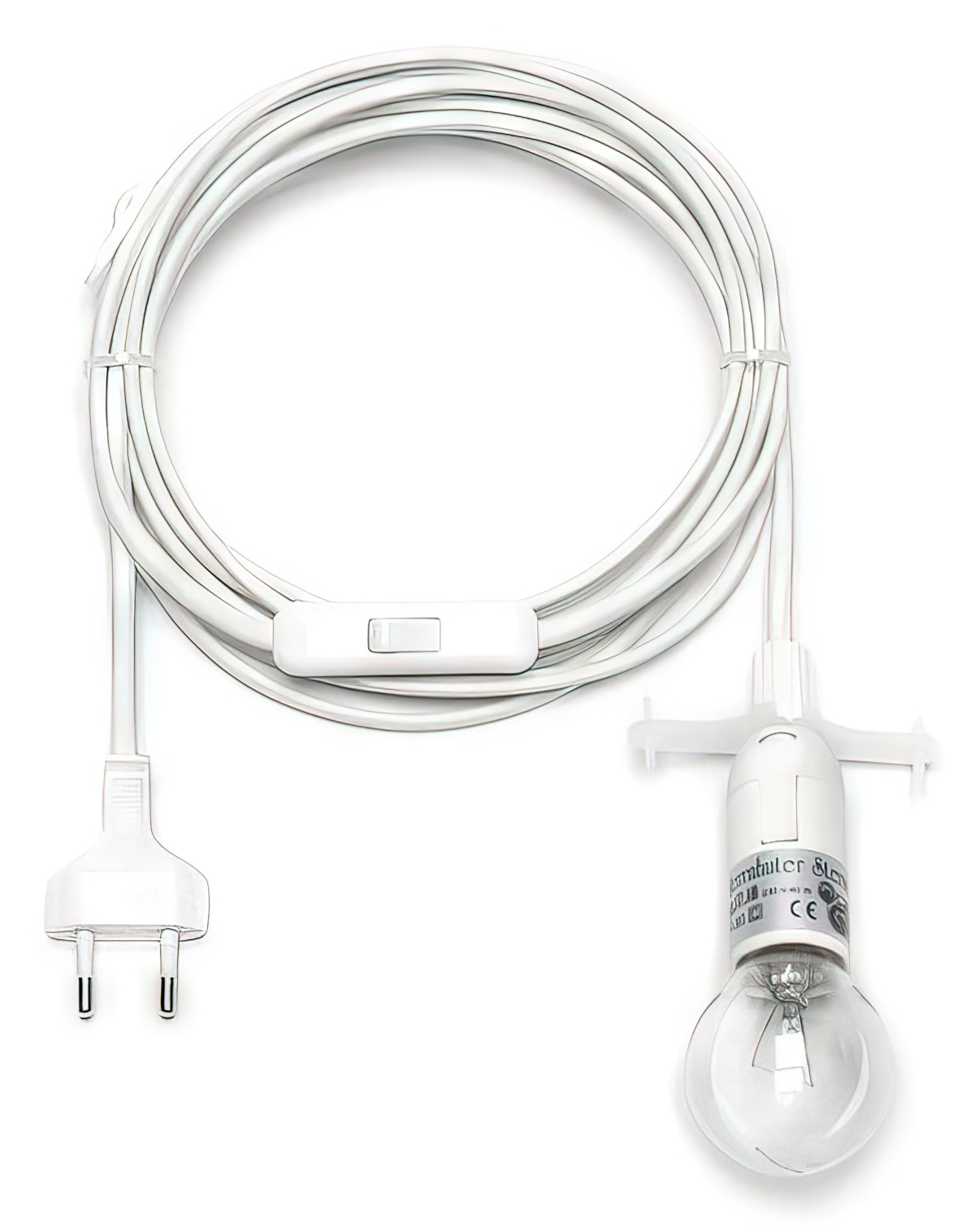 Herrnhuter Sterne 4m Anschlusskabel i4/i6/i7/i8 inkl. LED - weiß Passend für Papier-Sterne i4 i6 i7 i8